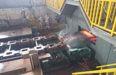 印尼青豐鉻鐵項目連鑄機熱負(fù)荷試車圓滿成功